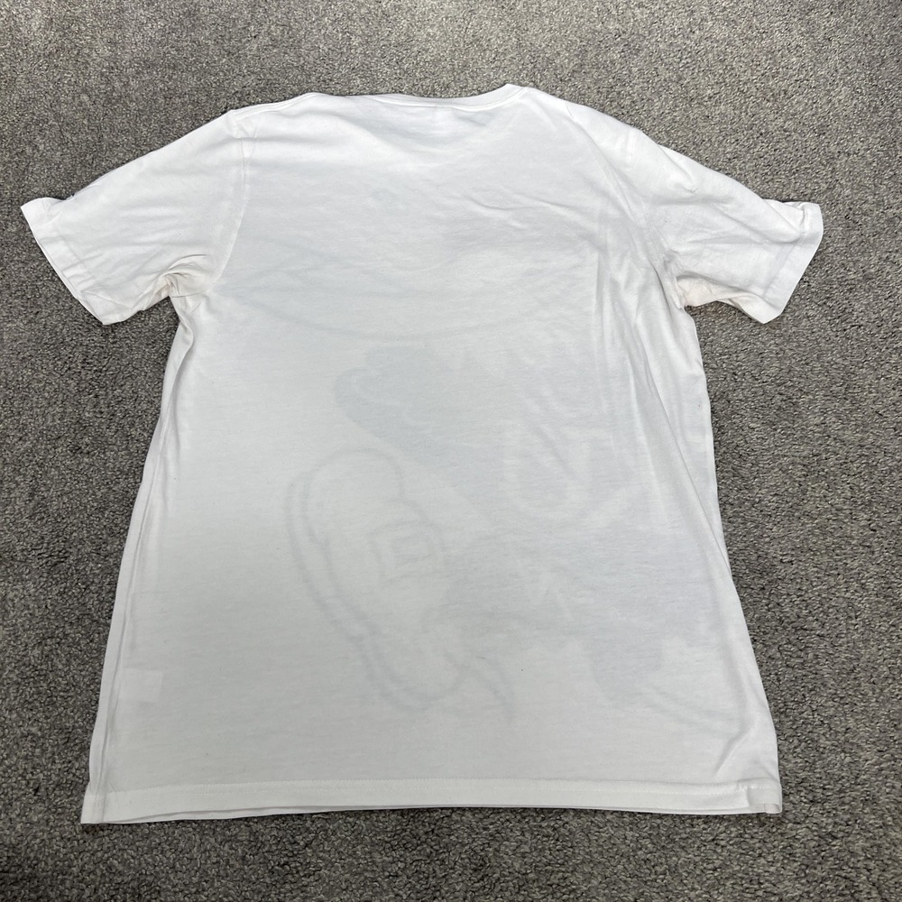 Kansas Jayhawks Shirt Mens Medium White Blue NCAA College Basketball KU Jayhawk - Picture 7 of 11